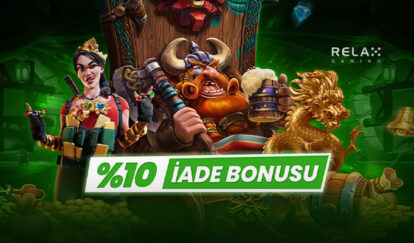 SEÇİLİ OYUNLARDAN HAFTALIK İADE relax gaming